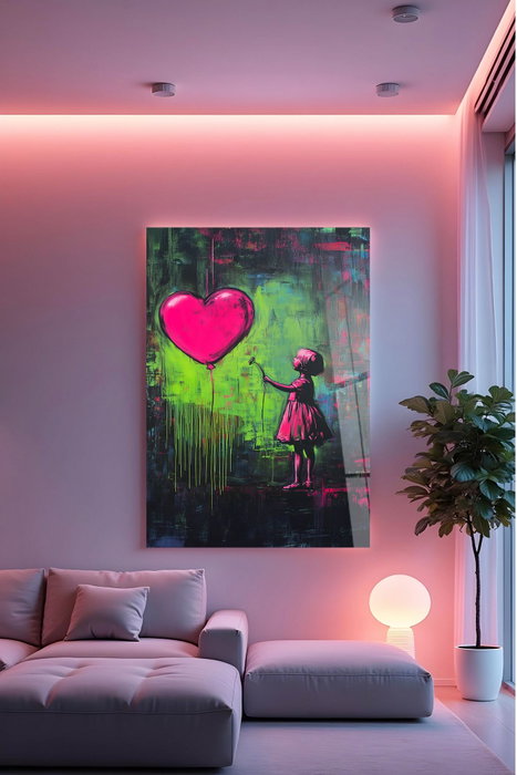 Wallity Pintura Decorativa de Vidrio Templado Multicolor 70 x 100 cm Wallity Pintura Decorativa de Vidrio Templado Multicolor 70 x 100 cm